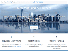Tablet Screenshot of merchantfundingpartners.com